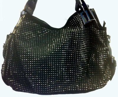 Sophisticated Style Crystal Studded Handbag